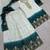White georgette embroidered palazzo set