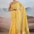 yellow yellow cotton blend chanderi sarees