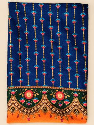 multicolor printed poly cotton navratri lehenga choli 7