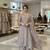 Grey chanderi embroidered palazzo set