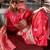 pink ethnic motifs woven design zari banarasi silk blend saree