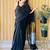 black women solid cotton blend khadi saree