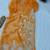 Orange organza embroidered kurta set