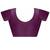 purple satin ethnic embellished party wear matching blouse sarees