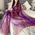 purple striped cotton blend saree