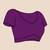 purple striped cotton blend saree