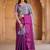 Purple woven design tissue kasavu saree