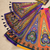 multicolor geometric print cotton navratri lehenga choli