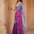 Purple woven design tissue kasavu saree