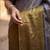 Grey woven design tissue kasavu saree