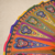 multicolor geometric print cotton navratri lehenga choli