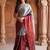 Silver tissue kasavu saree