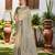 beige ethnic motifs woven design linen saree