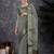 Olive women olive viscose traditional saree