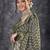 Olive women olive viscose traditional saree