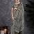 Olive women olive viscose traditional saree