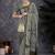 Olive women olive viscose traditional saree