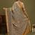 mustard satin block print sarees