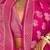 pink women woven design banarasi saree