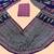 blue rayon lehenga choli with ajarakh print