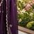 purple embellished embroidered poly chiffon designer saree