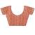 peach chiffon ethnic embellished party wear matching blouse sarees