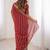 maroon chiffon ethnic embellished party wear matching blouse sarees