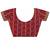maroon chiffon ethnic embellished party wear matching blouse sarees