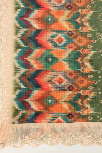Embroadery Work Printed  Lehenga choli