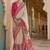 Cream kalamkari silk blend designer patola saree