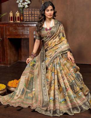 multicolor ethnic motifs zari designer kanjeevaram saree 3