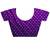 Purple kalamkari embroidered silk blend designer patola saree