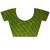Olive silk blend designer patola saree