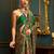 green ethnic motifs banarasi silk blend saree