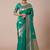 green bagh woven design zari banarasi silk blend saree