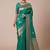 green bagh woven design zari banarasi silk blend saree