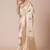 cream woven design zari banarasi silk blend saree