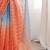 multicolor embellished sequinned satin heavy work saree
