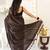 brown striped cotton blend designer khadi saree