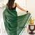 green striped cotton blend saree