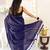 navy blue striped cotton blend saree