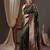 Green woven design zari silk blend banarasi saree