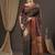 maroon woven design zari banarasi silk blend saree