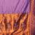 Purple woven design zari silk blend paithani saree