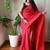 pink cotton blend khadi saree with blouse