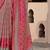 Pink ethnic motifs festive wear pink silk blend banarasi saree with matching blouse