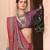 Pink ethnic motifs festive wear pink silk blend banarasi saree with matching blouse