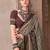 Black ethnic motifs zari silk blend banarasi saree
