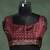 grey & maroon geometric woven design zari banarasi silk blend saree