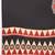 maroon striped block print saree